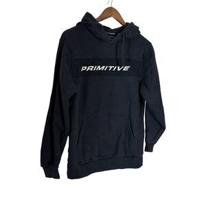 Primitive Mens Hoodie Hooded Sweatshirt‎ Sweater size S Black Grey Skate